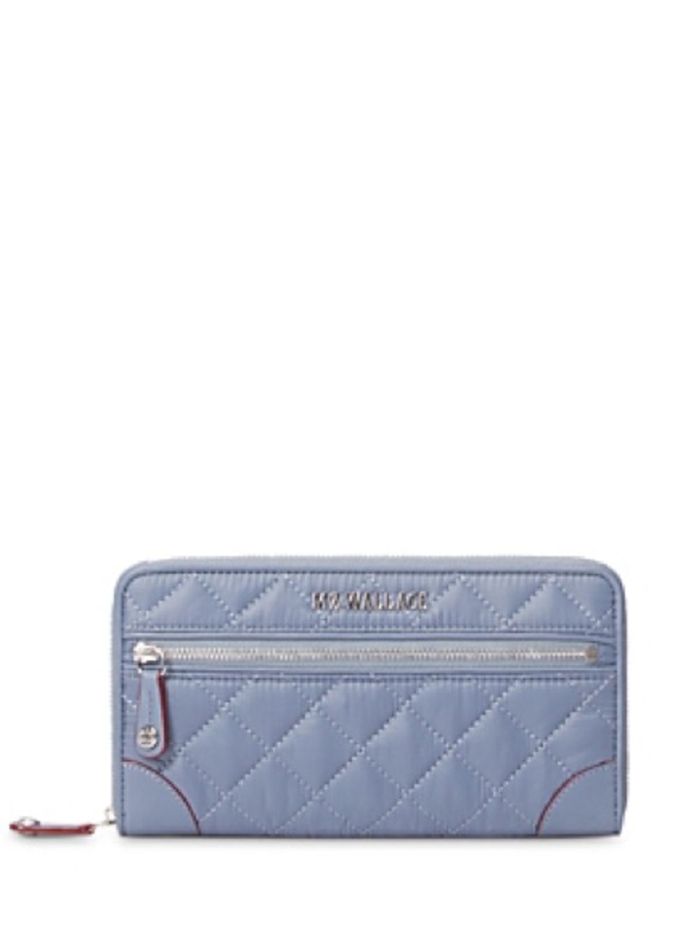 MZ Wallace Chambray Crosby Long Wallet